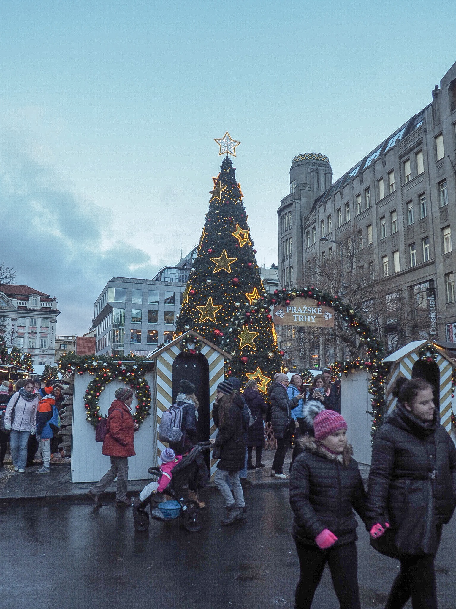 Wenceslas Square christmas market