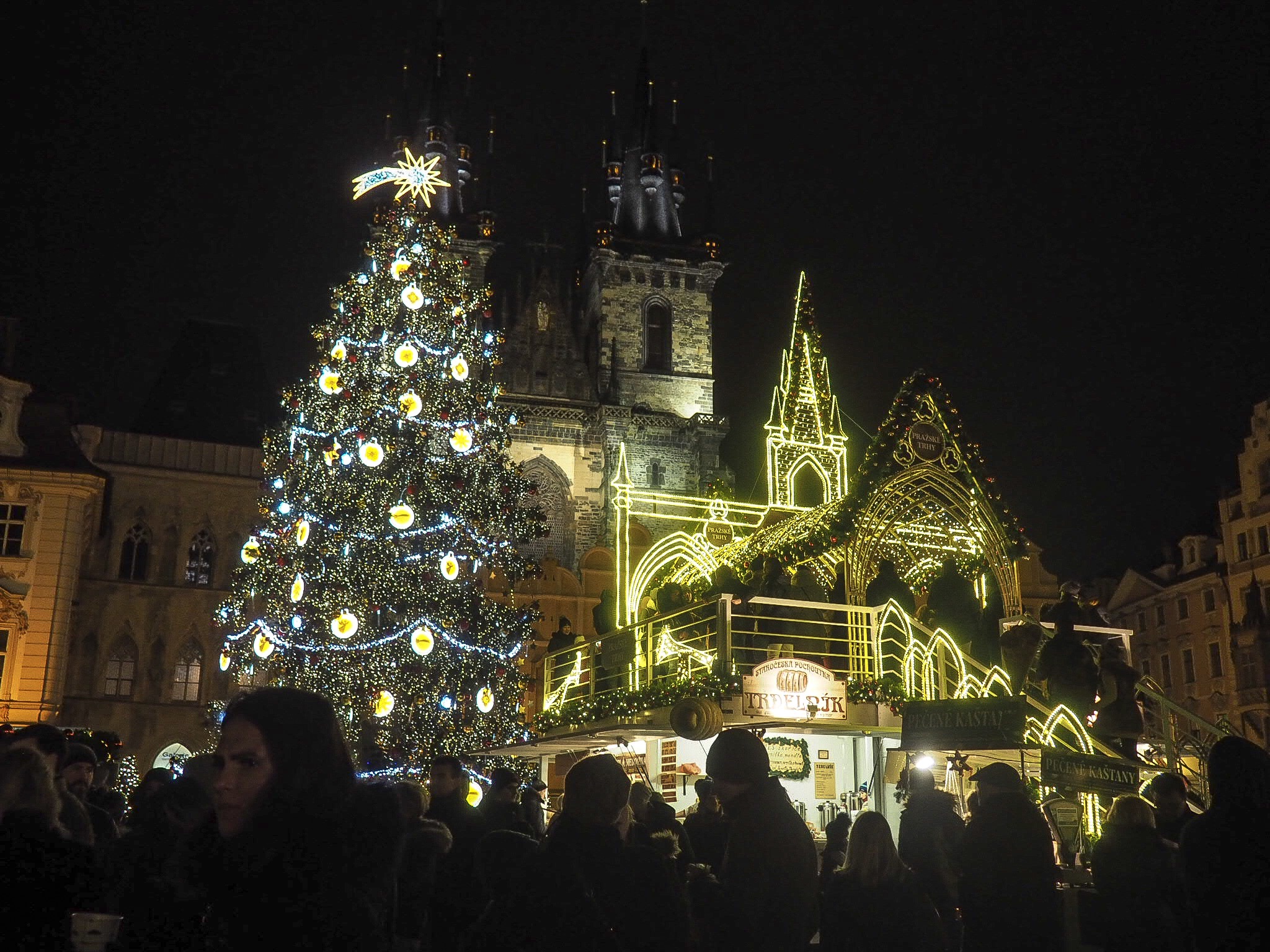 Old Town Square Christmas Market Prague