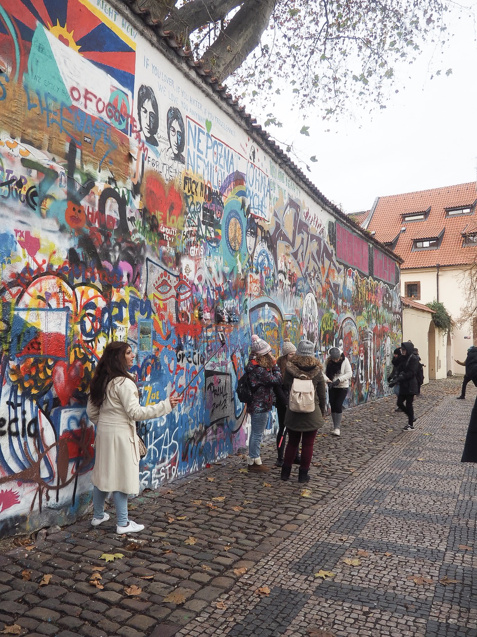 John Lennon wall Prague